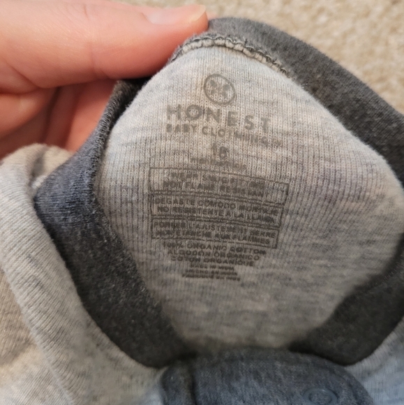 Honest Baby Clothing Zip Up Pajamas Size 18 Months - Picture 4 of 5